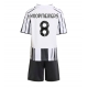 Juventus Teun Koopmeiners #8 Replica Home Stadium Kit for Kids 2025-26 Short Sleeve (+ pants)
